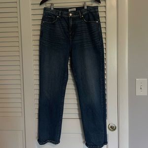 Loft straight leg blue jeans, no stains great condition, size 6/28